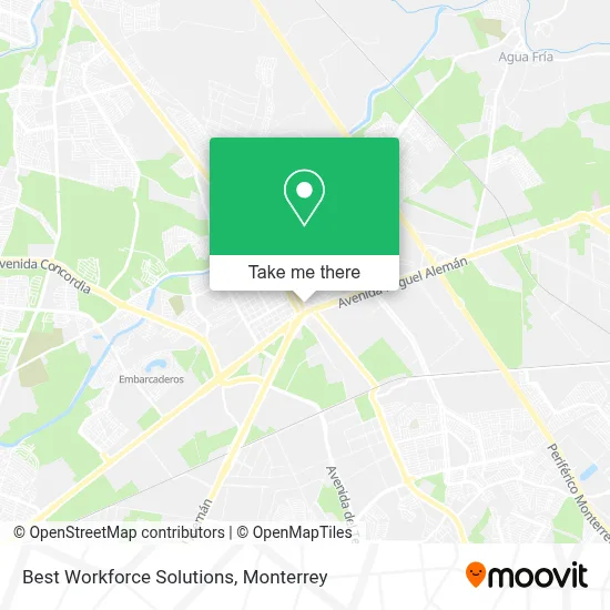 Best Workforce Solutions map