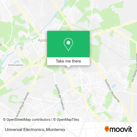 Universal Electronics map