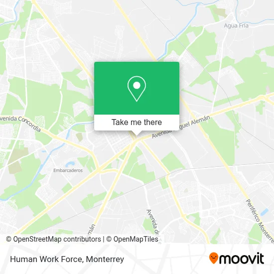 Human Work Force map