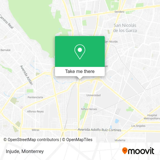 Injude map