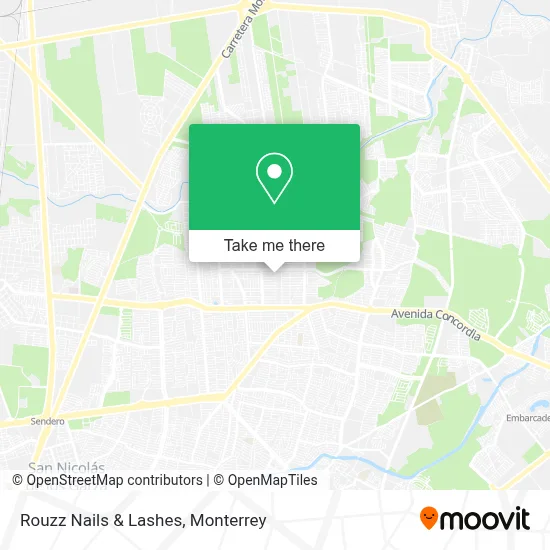 Rouzz Nails & Lashes map