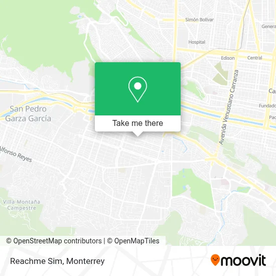 Reachme Sim map