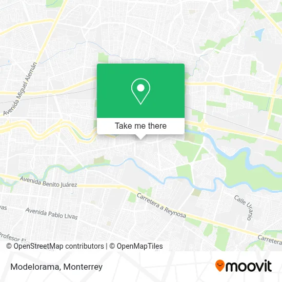 Modelorama map
