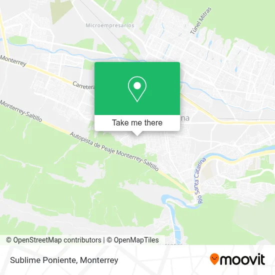 Sublime Poniente map