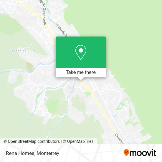 Rena Homes map
