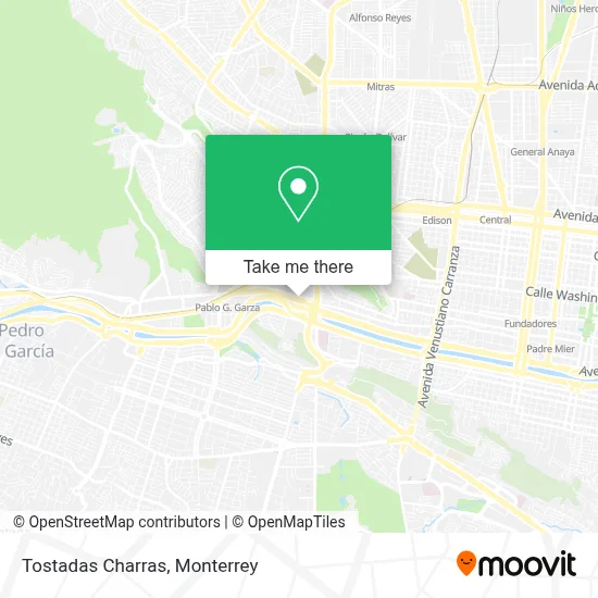 Tostadas Charras map