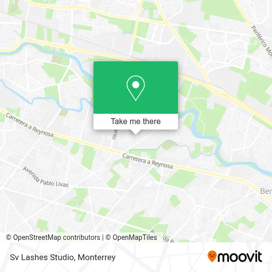 Sv Lashes Studio map
