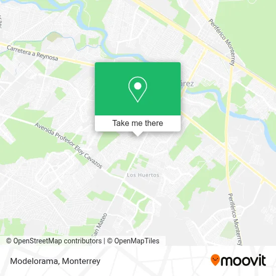 Modelorama map