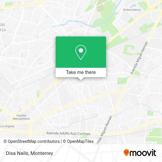 Disa Nails map