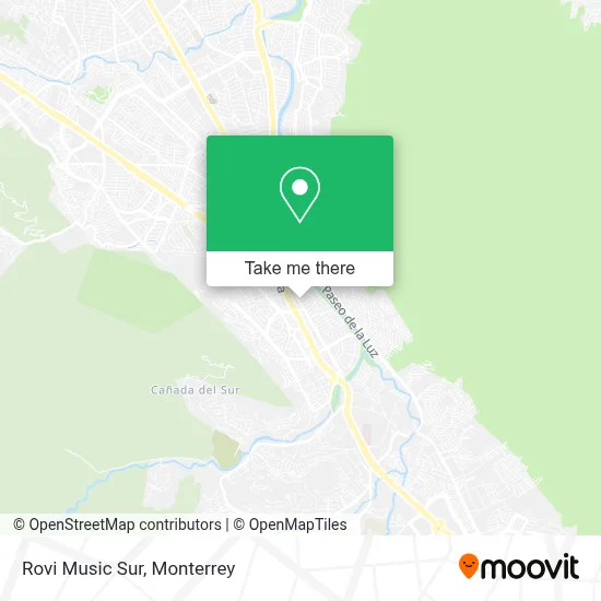 Rovi Music Sur map
