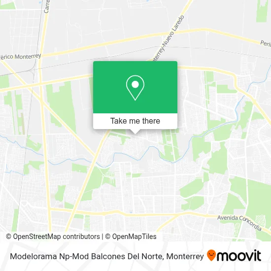 Modelorama Np-Mod Balcones Del Norte map