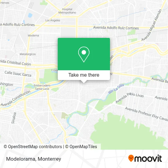 Modelorama map