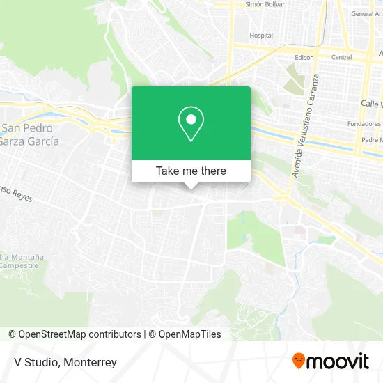V Studio map