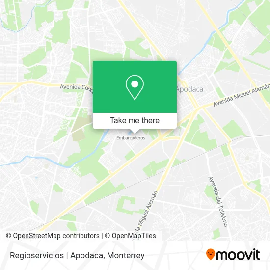 Regioservicios | Apodaca map