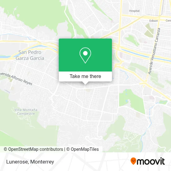 Lunerose map
