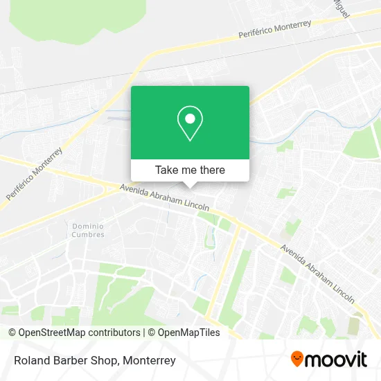 Roland Barber Shop map