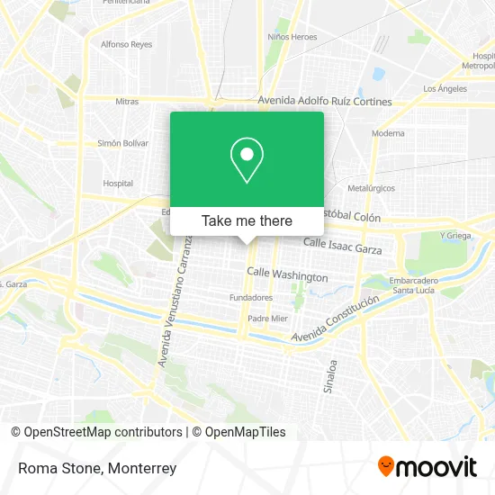 Roma Stone map