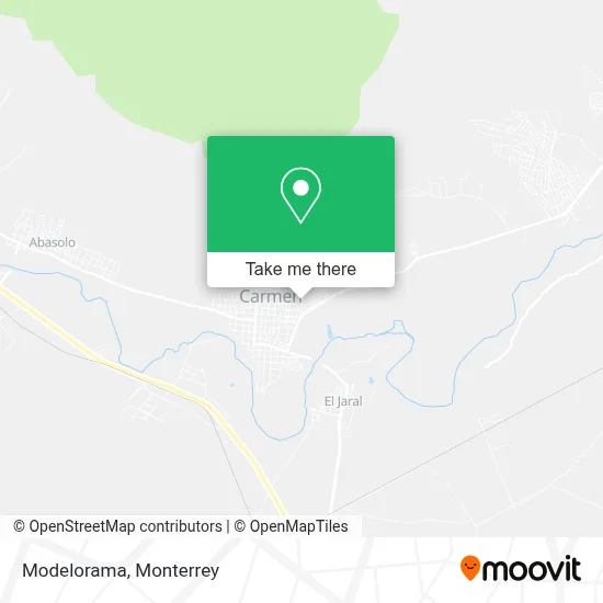 Modelorama map