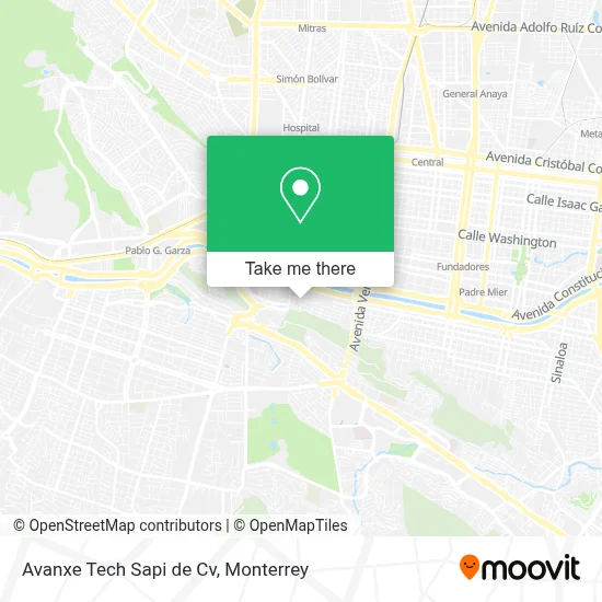 Avanxe Tech Sapi de Cv map