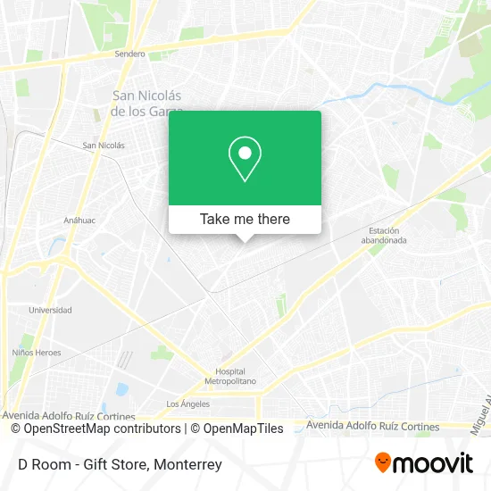 D Room - Gift Store map