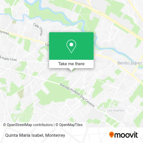 Quinta Maria Isabel map