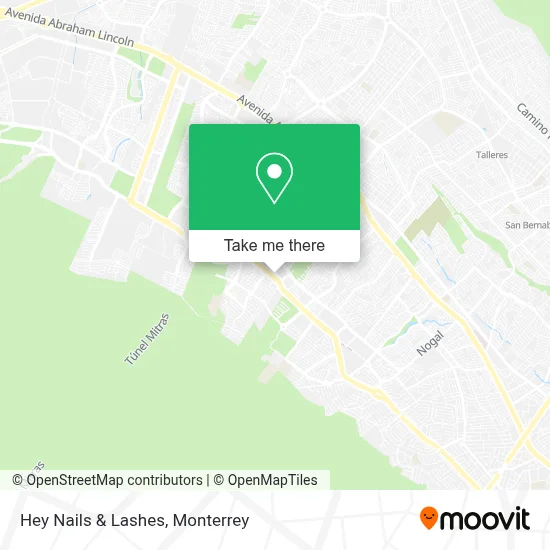 Hey Nails & Lashes map