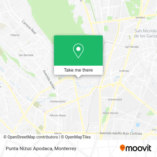 Punta Nizuc Apodaca map