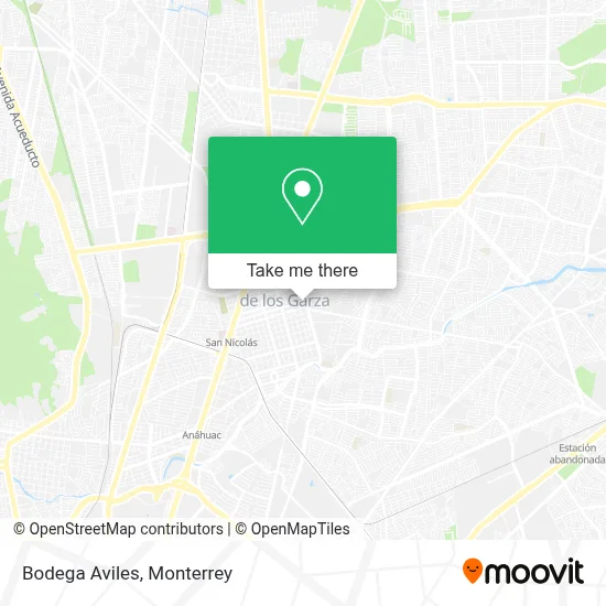 Bodega Aviles map