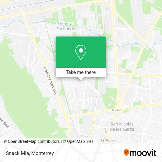 Snack Mia map