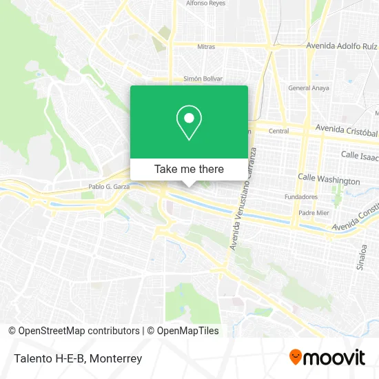 Talento H-E-B map