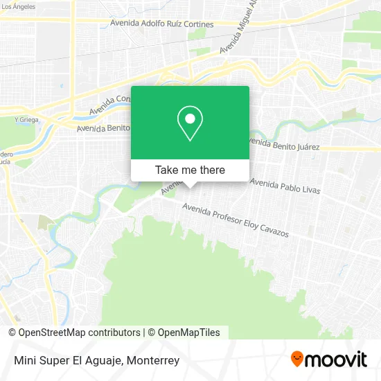 Mini Super El Aguaje map