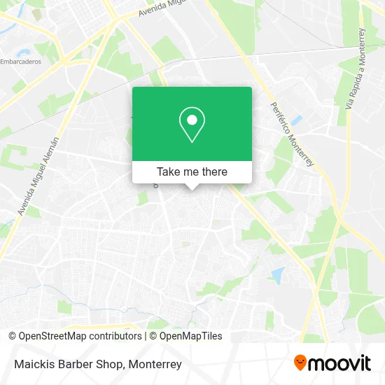 Maickis Barber Shop map