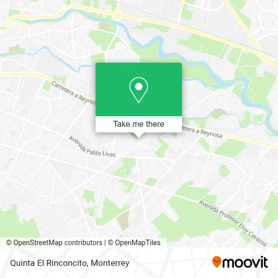 Quinta El Rinconcito map