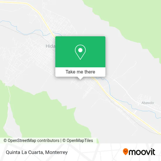 Quinta La Cuarta map
