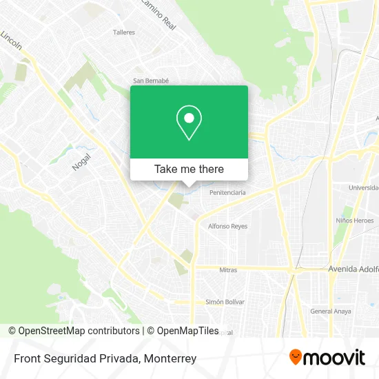 Front Seguridad Privada map