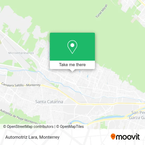 Automotriz Lara map