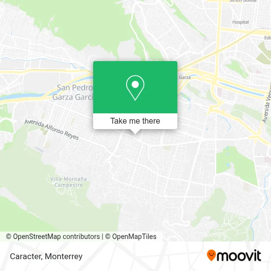 Caracter map