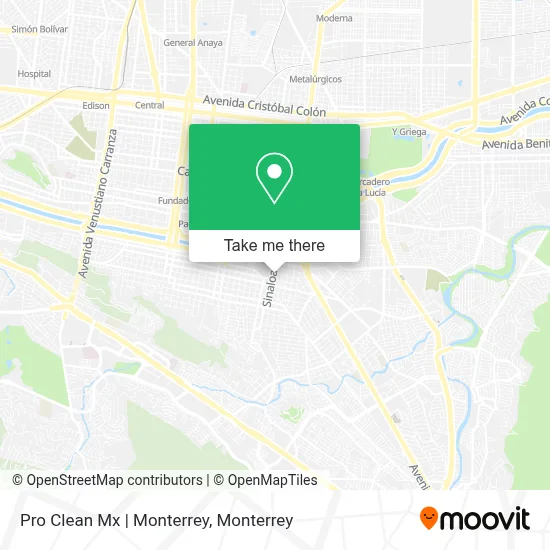 Pro Clean Mx | Monterrey map