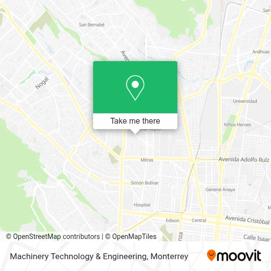 Machinery Technology & Engineering map