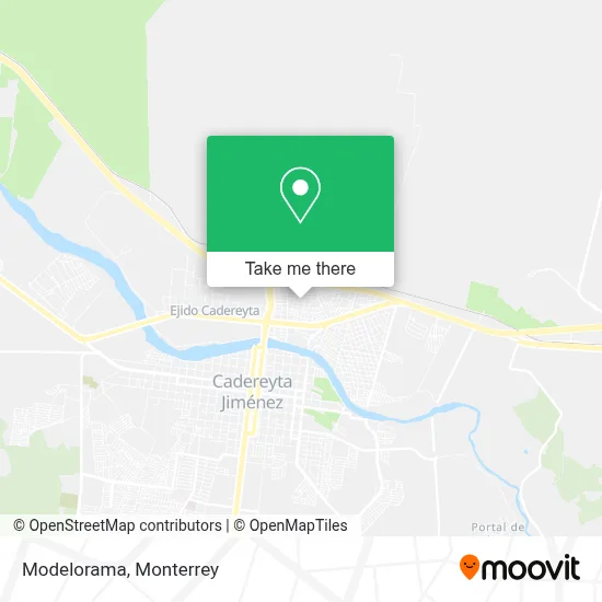 Modelorama map