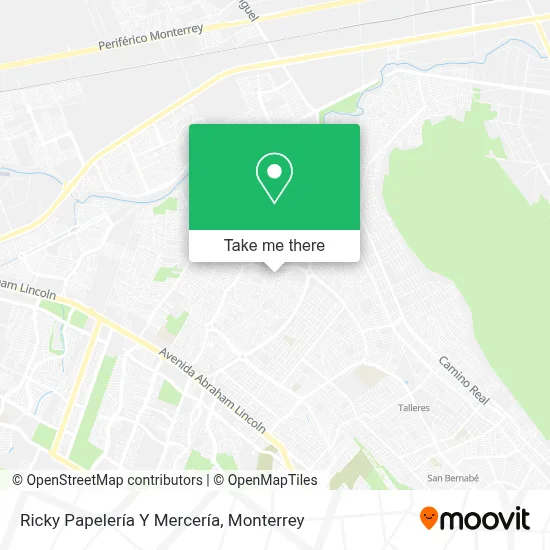 Ricky Papelería Y Mercería map