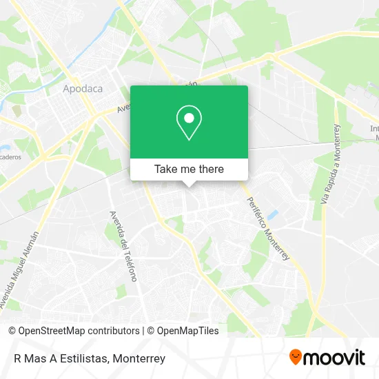R Mas A Estilistas map