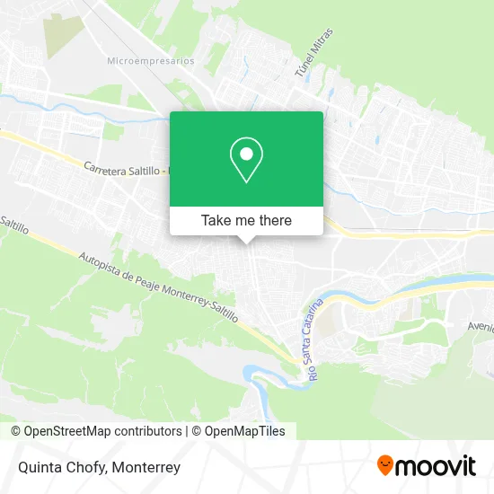 Quinta Chofy map