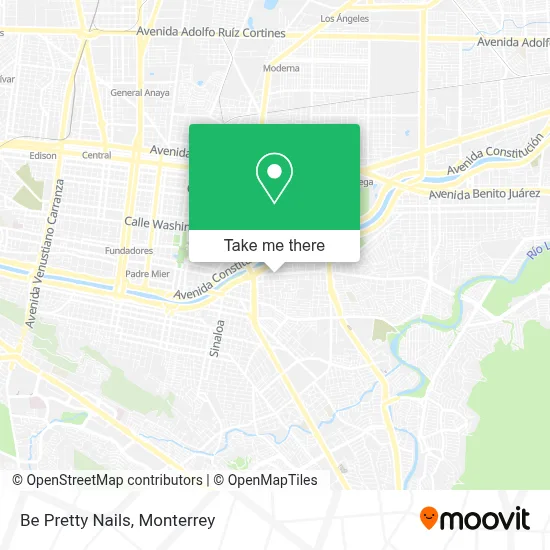Be Pretty Nails map