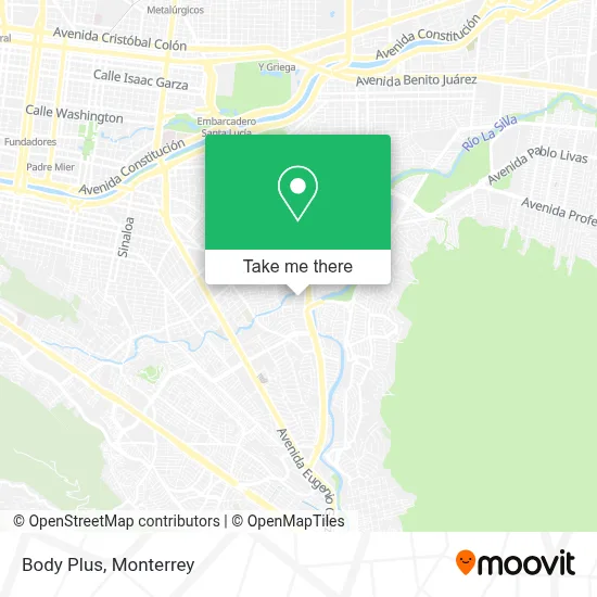 Body Plus map