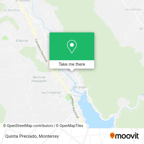 Quinta Preciado map