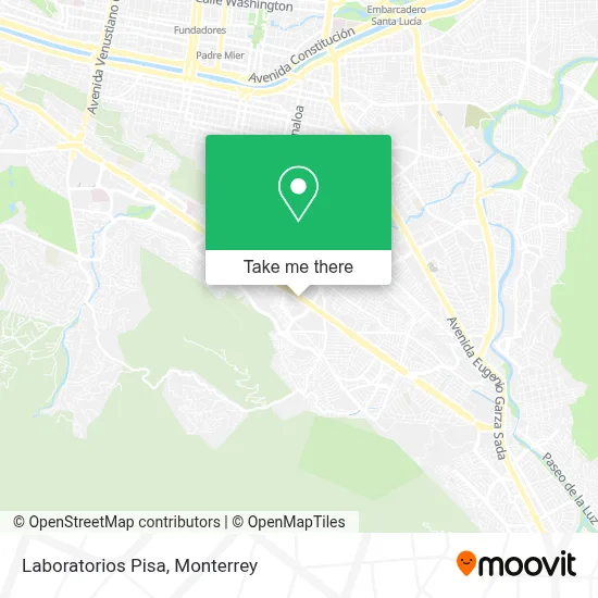 Laboratorios Pisa map