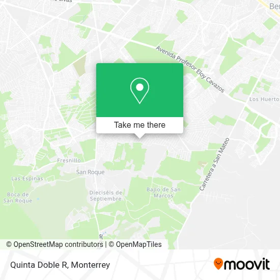 Quinta Doble R map