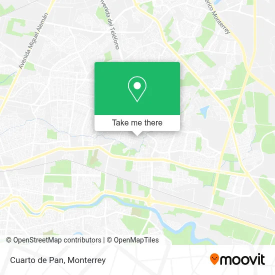 Cuarto de Pan map