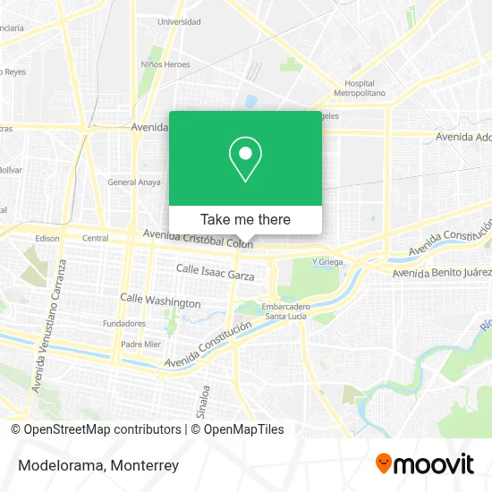 Modelorama map